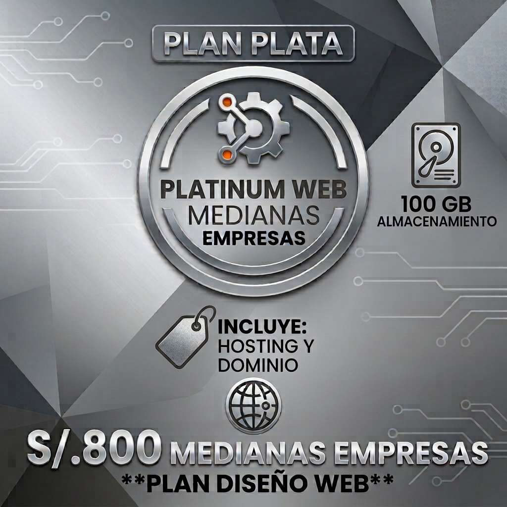 Plan Diseño Web Plata