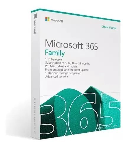 Microsoft Office 365 Familia (Key)